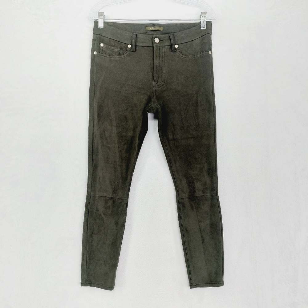7 For All Mankind Luxe Performance Faux Leather Skinny Pants